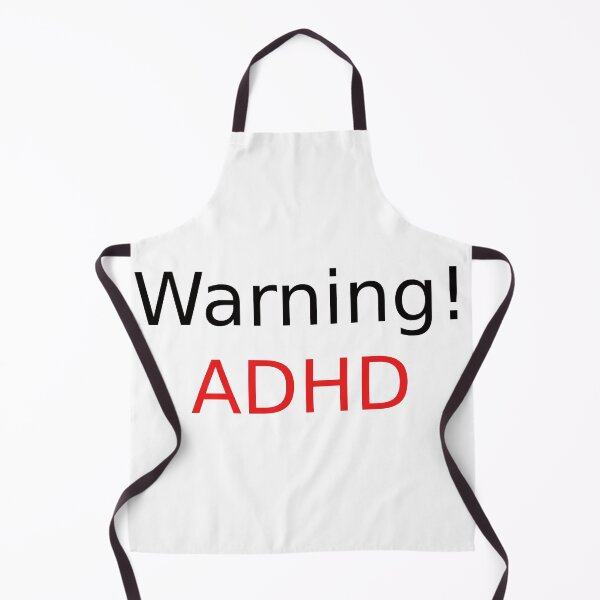 Item preview, Warning ADHD designed and sold by PRINTareto-d.