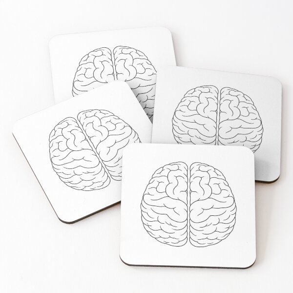 Item preview, Brain Line‑Art – Think & Heal designed and sold by GeaSupplyStudio.