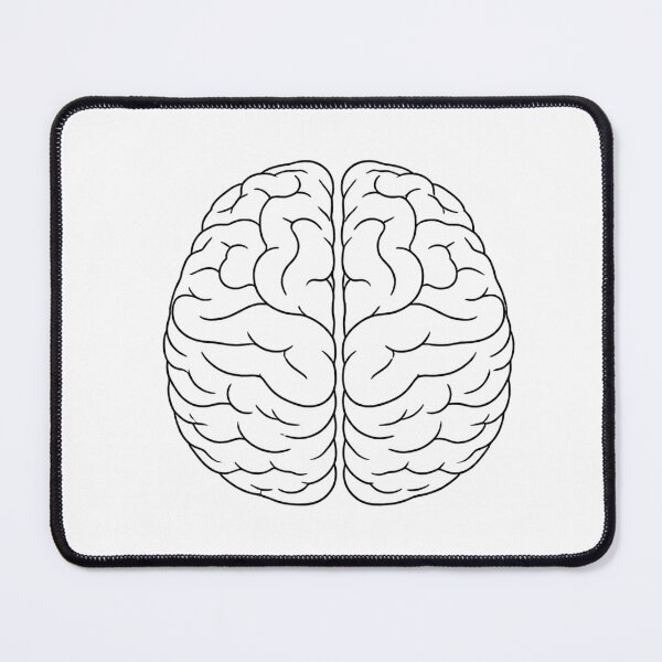 Item preview, Brain Line‑Art – Think & Heal designed and sold by GeaSupplyStudio.