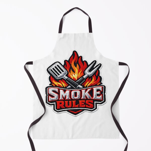 Item preview, Smoke Rules BBQ Grill Master designed and sold by Mastermind-Art.