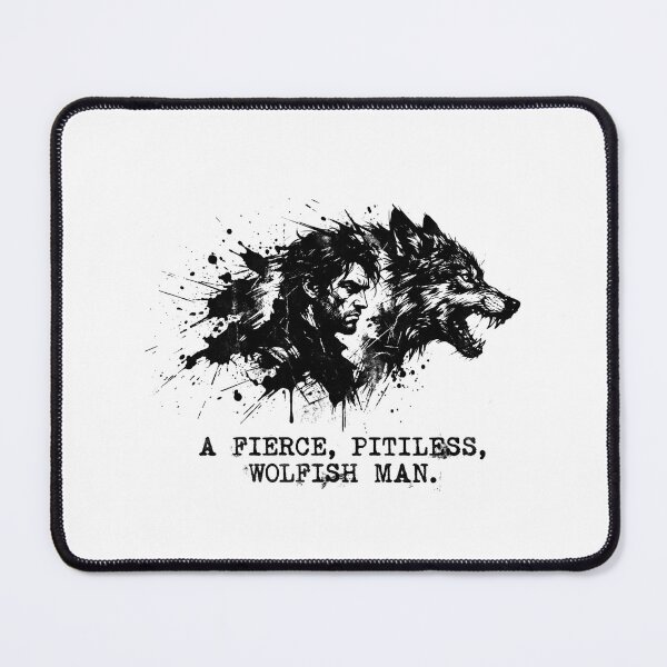 Item preview, A Fierce Pitiless Wolfish Man Wuthering Heights Wolf designed and sold by Fenay Designs.