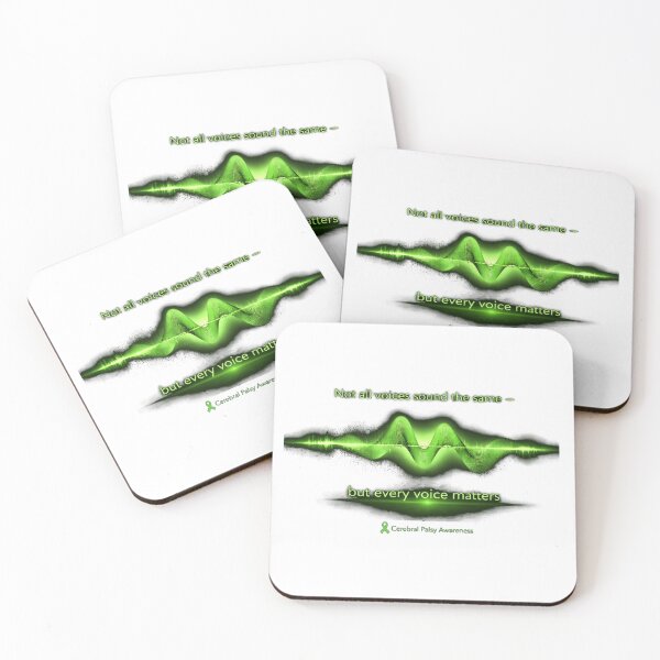 Item preview, Not All Voices Sound the Same – Cerebral Palsy Awareness Sound Wave designed and sold by Mirgonhood.