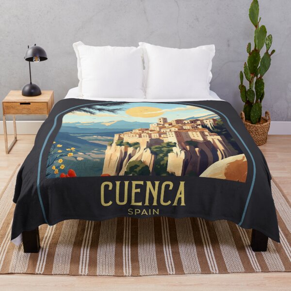 Item preview, Cuenca Vintage Travel Illustration designed and sold by HomeLivingCo.