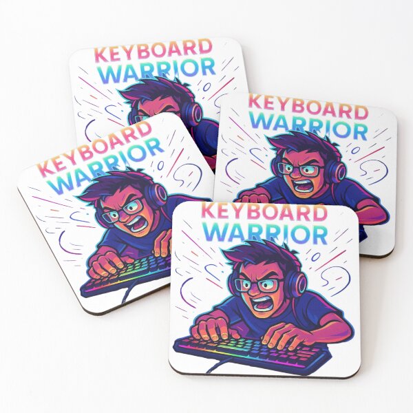 Item preview, Keyboard Warrior Gamer  designed and sold by echoink-studio.