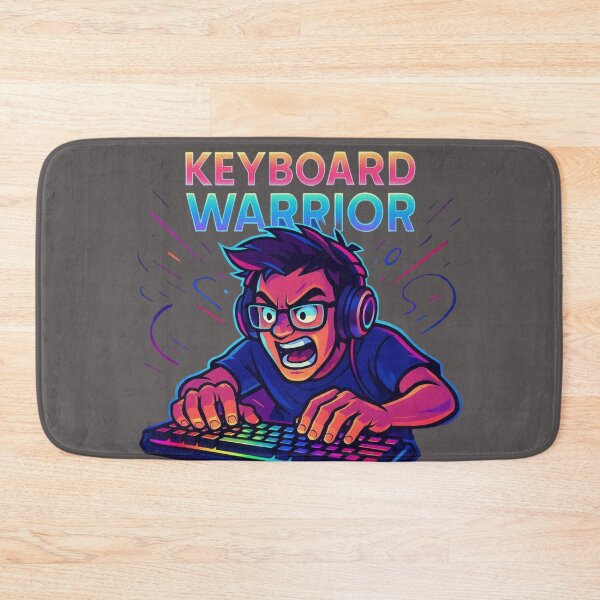 Item preview, Keyboard Warrior Gamer  designed and sold by echoink-studio.