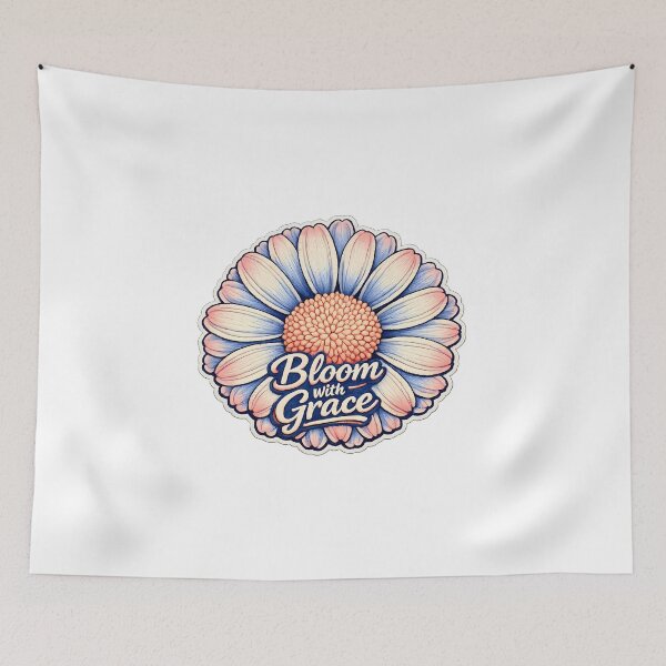Item preview, Bloom With Grace Floral Daisy designed and sold by Mastermind-Art.