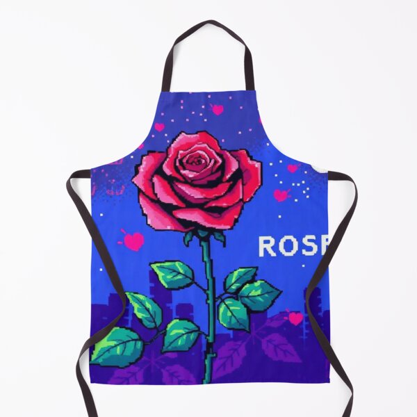 Item preview, Retro-style pixelated rose designed and sold by RAISC.
