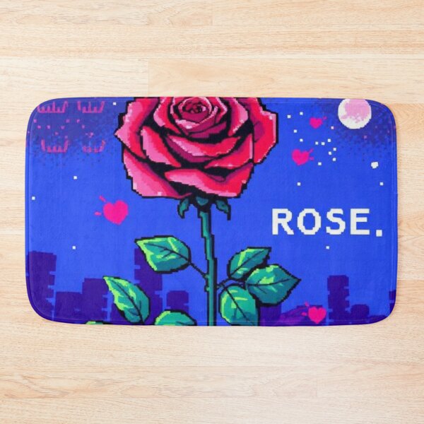 Item preview, Retro-style pixelated rose designed and sold by RAISC.