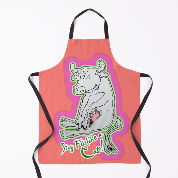 Item preview, Stay Fit like A CAT! - Slim Cow (Drawing by ACCI) designed and sold by VanyssaGraphics.