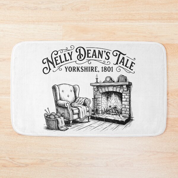Item preview, Nelly Dean's Tale Yorkshire 1801 Cozy Fireplace Wuthering Heights designed and sold by Fenay Designs.