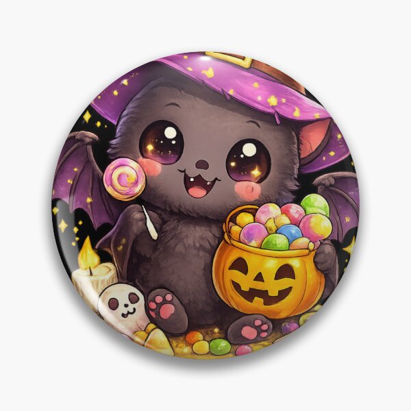 Item preview, Cute Halloween Bat Kawaii designed and sold by redsharkuk.