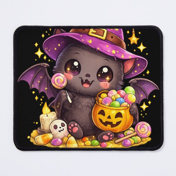 Item preview, Cute Halloween Bat Kawaii designed and sold by redsharkuk.