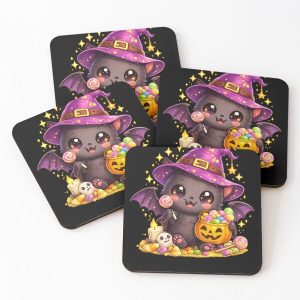 Item preview, Cute Halloween Bat Kawaii designed and sold by redsharkuk.