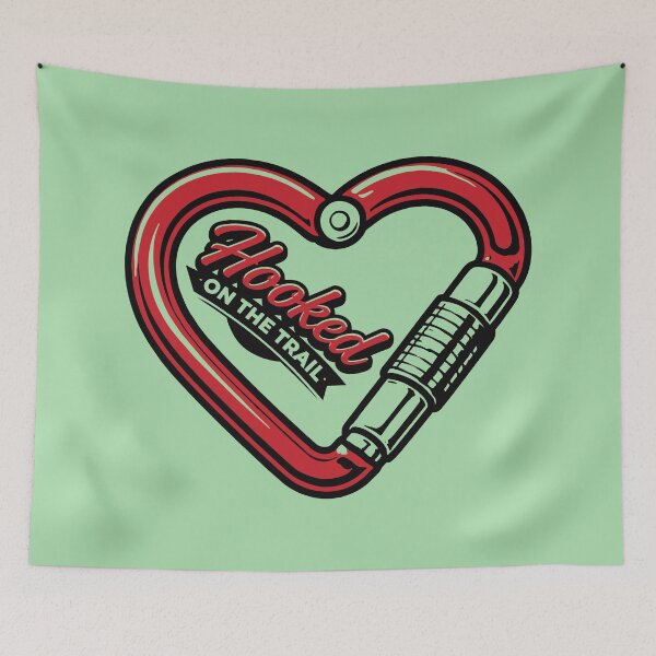 Item preview, Hooked on the Trail Carabiner designed and sold by SnappyPNG.