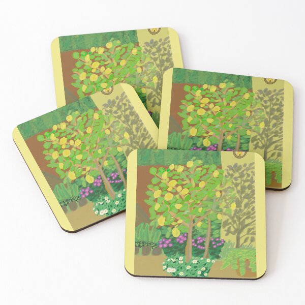 Item preview, Landscape of lemon garden for lemonade designed and sold by MartaTerkiewicz.