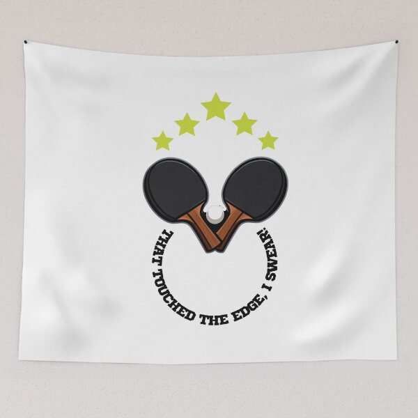 Item preview, That Touched The Edge I Swear! Funny Table Tennis Ping Pong Shirt designed and sold by OhMyPingCo.