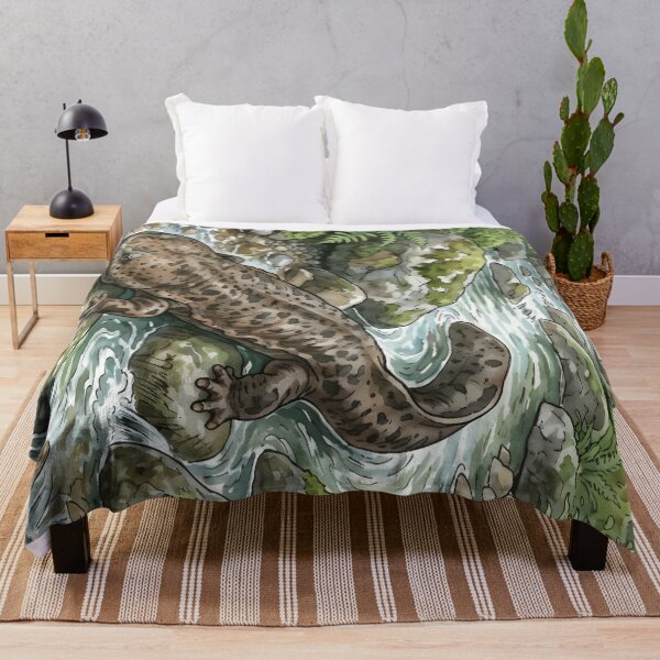 Item preview, Japanese Giant Salamander - River Wildlife Living Fossil designed and sold by RubisLeaf.