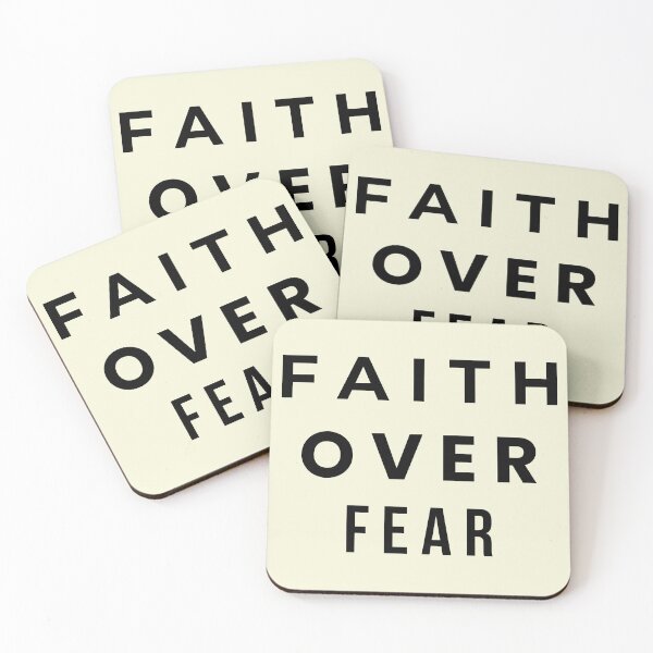 Item preview, Faith over fear designed and sold by FaithVerseDesigns.