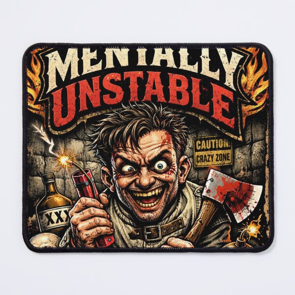 Item preview, Mentally unstable  designed and sold by RMFSoul Ink – Lyric Art & Poetry.