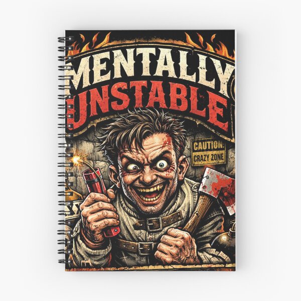 Item preview, Mentally unstable  designed and sold by RMFSoul Ink – Lyric Art & Poetry.