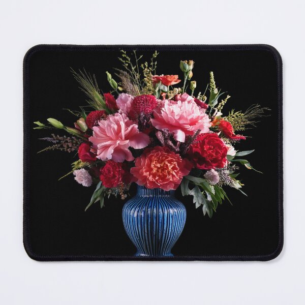Item preview, Elegant Blue Floral Still Life Bouquet designed and sold by BetweenForms.