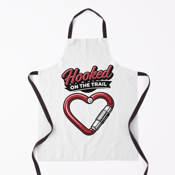Item preview, Hooked on the Trail Carabiner Heart designed and sold by SnappyPNG.