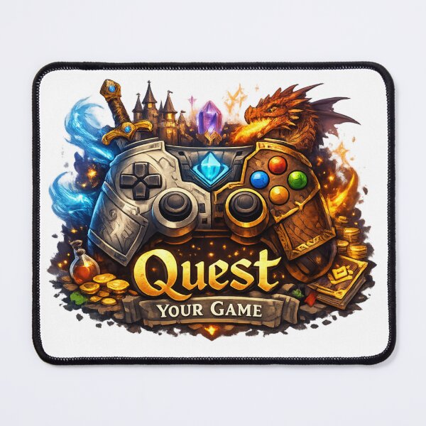 Item preview, Epic Fantasy Gaming Quest Adventure designed and sold by Bit-By-Bit-Art.