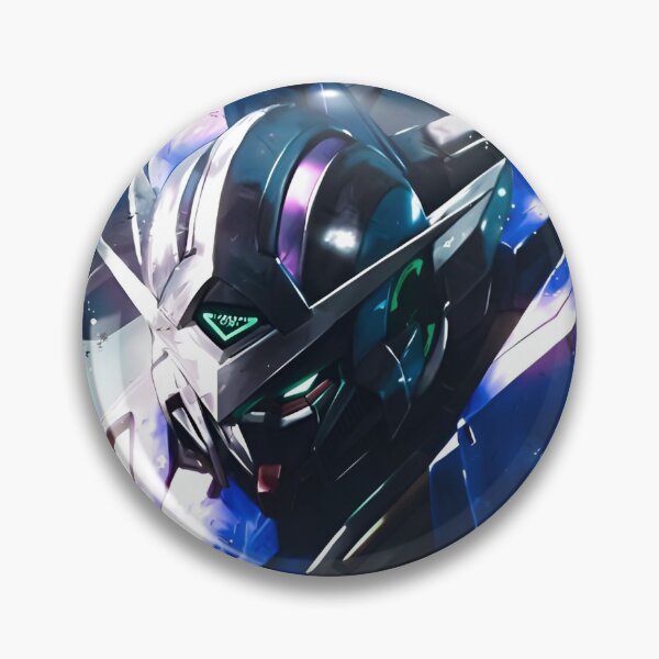 Item preview, Gundam Exia Mecha Aesthetic – Futuristic Anime Robot Warrior Sci-Fi Armor Art designed and sold by Dyan4.