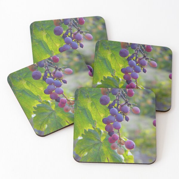 Item preview, Wild Grapes on Vine – Natural Fruit and Green Leaves designed and sold by onubi.