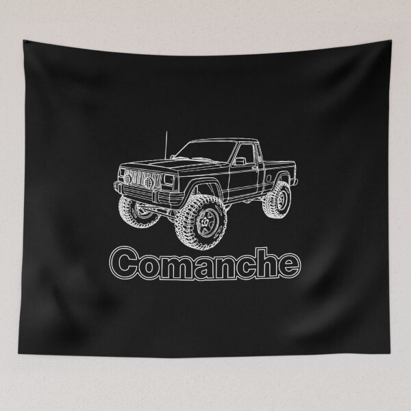 Item preview, Comanche MJ Lifted 4x4 Truck - Retro Off White designed and sold by Off-Road-Zone.