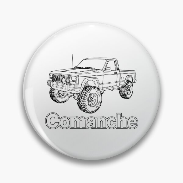 Item preview, Comanche MJ Lifted 4x4 Truck - Retro Black designed and sold by Off-Road-Zone.