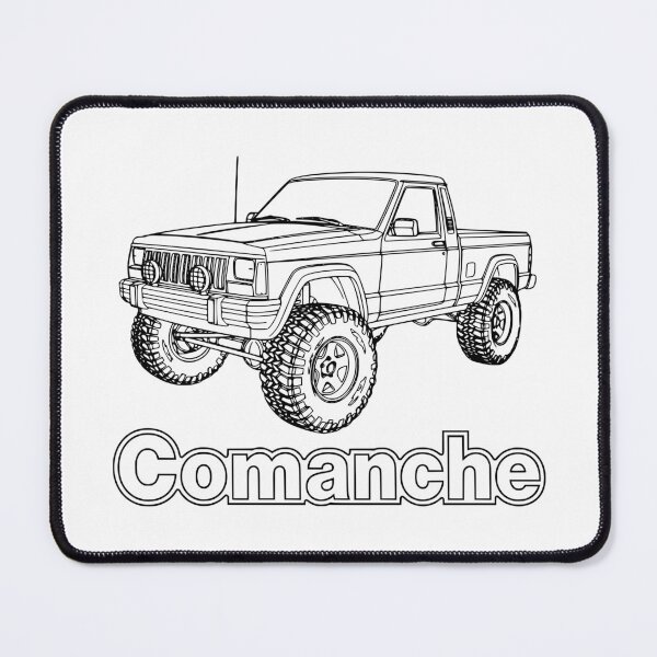 Item preview, Comanche MJ Lifted 4x4 Truck - Retro Black designed and sold by Off-Road-Zone.