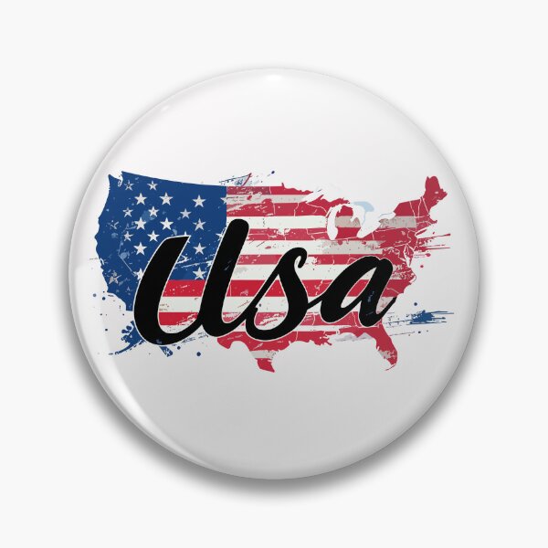 Item preview, USA in custom text and patriotic accents designed and sold by Art-Horizon.