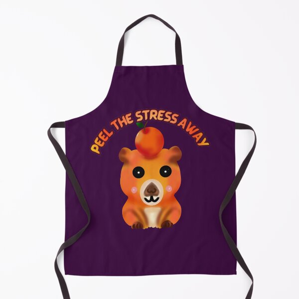 Item preview, Peel the Stress Away Capybara | Funny Citrus Pun | Cute Chill Animal designed and sold by HopeAndHustle.