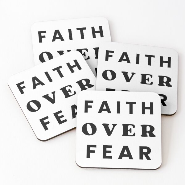 Item preview, Faith over fear designed and sold by FaithVerseDesigns.