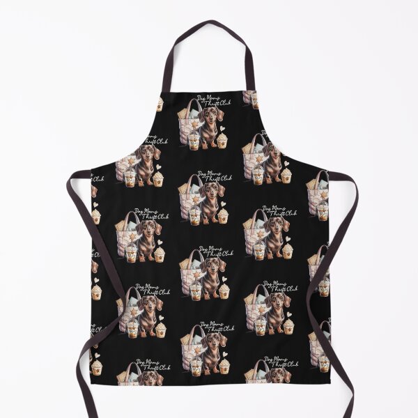 Item preview, Dog Moms Thrift Club Dachshund Coffee Lover Gift Funny Doxie Mom Wiener Dog Tote Iced Coffee designed and sold by tamdevo1.