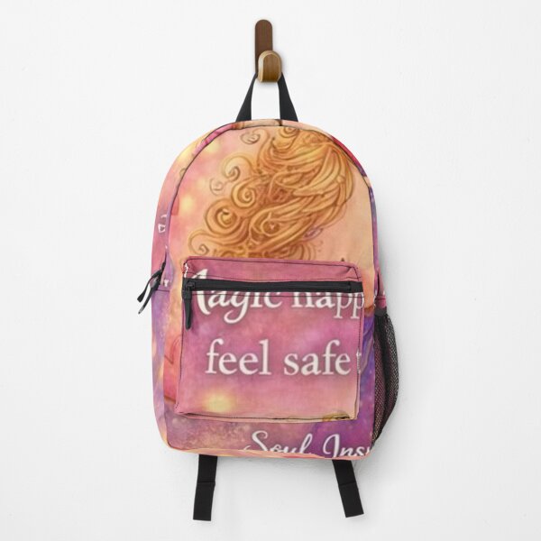 Item preview, Magic Happens When Hearts Feel Safe to Love – Cute Fairy Love Quote, Romantic Whimsical Art, Soft Pink Aesthetic Illustration designed and sold by SoulInspiredStudios.