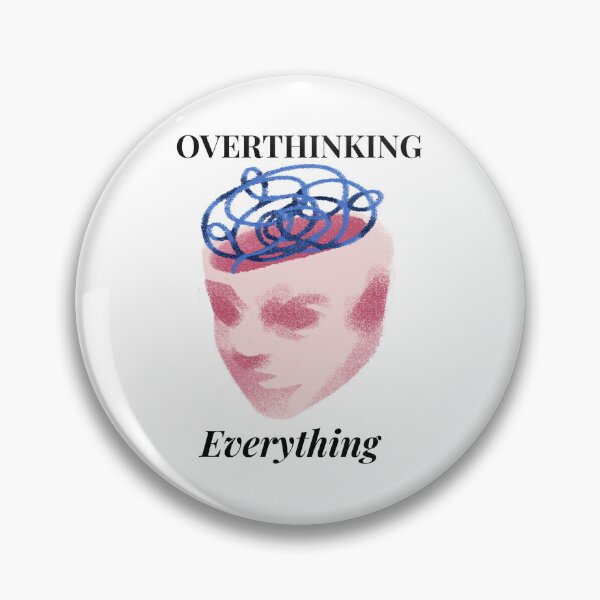 Item preview, Overthinking Mind Aesthetic Quote designed and sold by RinyeShop.