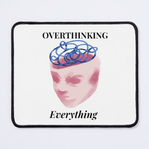 Item preview, Overthinking Mind Aesthetic Quote designed and sold by RinyeShop.