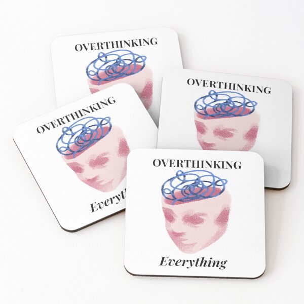 Item preview, Overthinking Mind Aesthetic Quote designed and sold by RinyeShop.