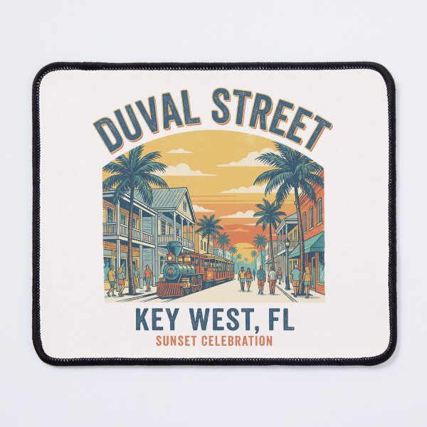 Item preview, Duval Street Vintage Key West Tropical Sunset Celebration  designed and sold by Milasneeze.