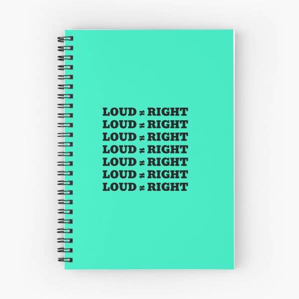 Item preview, LOUD ≠ RIGHT designed and sold by WakeNBake-Tees.