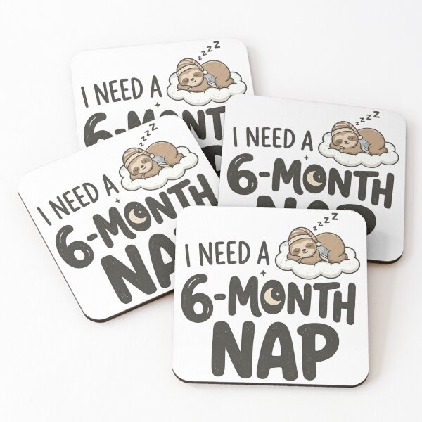 Item preview, Cute Sloth Sleeping on a Cloud Illustration designed and sold by IRS FASHION.