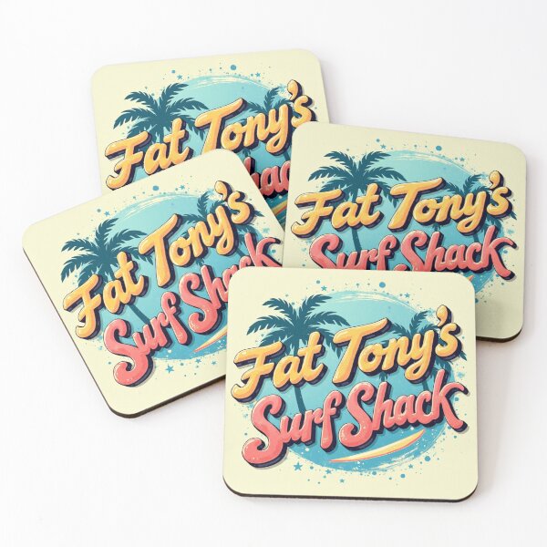 Item preview, Who Is Fat Tony? Surf Shack Retro Vibe designed and sold by mittie101.