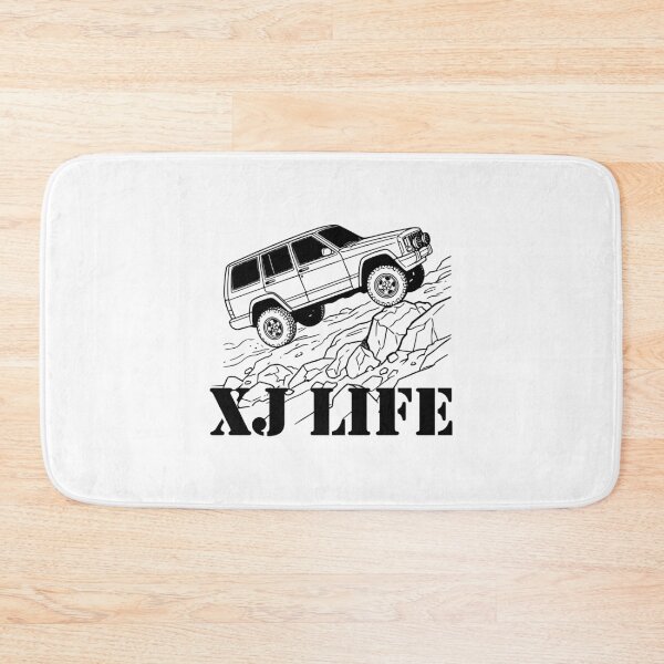Item preview, Cherokee XJ Life Off-Road - Lifted 4x4 Mountain Climbing Graphic Black designed and sold by Off-Road-Zone.