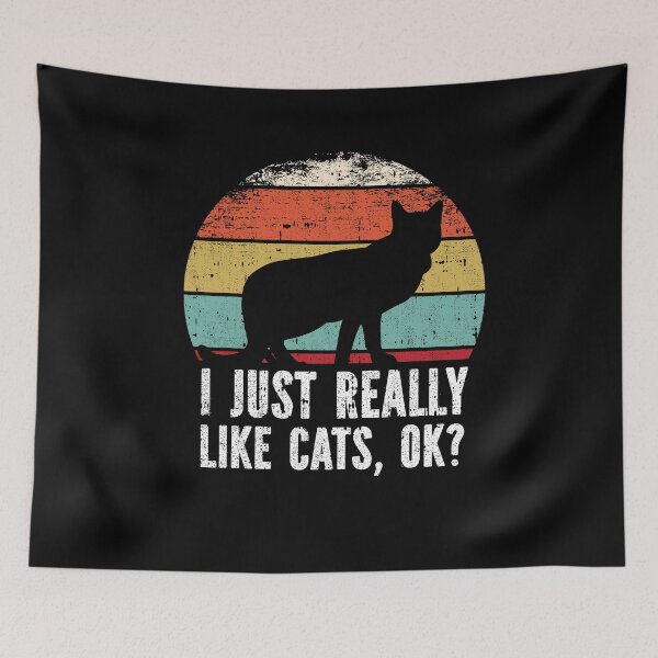 Item preview, Funny I Just Really Like Cats OK designed and sold by GabbyKash.