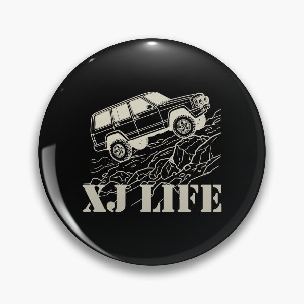 Item preview, Cherokee XJ Life Off-Road - Lifted 4x4 Mountain Climbing Graphic Off White designed and sold by Off-Road-Zone.