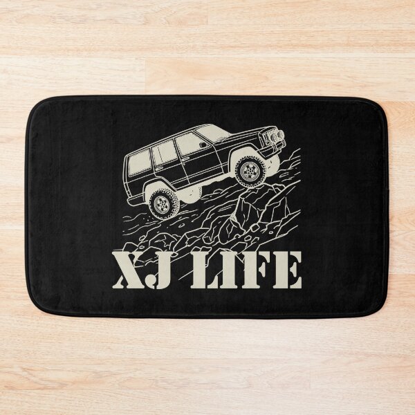 Item preview, Cherokee XJ Life Off-Road - Lifted 4x4 Mountain Climbing Graphic Off White designed and sold by Off-Road-Zone.