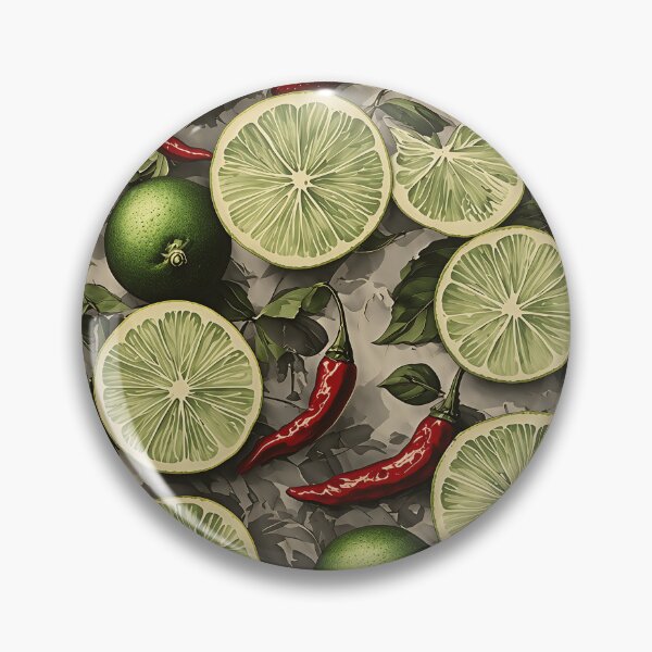 Item preview, Zesty Mood Pattern - Chili Berry Lime designed and sold by RainToday.