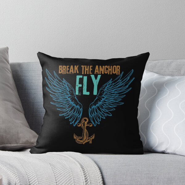 Item preview, Break the Anchor. Fly-a design with a motivational slogan as a gift for a strong woman and man. designed and sold by TheDiamondRift.